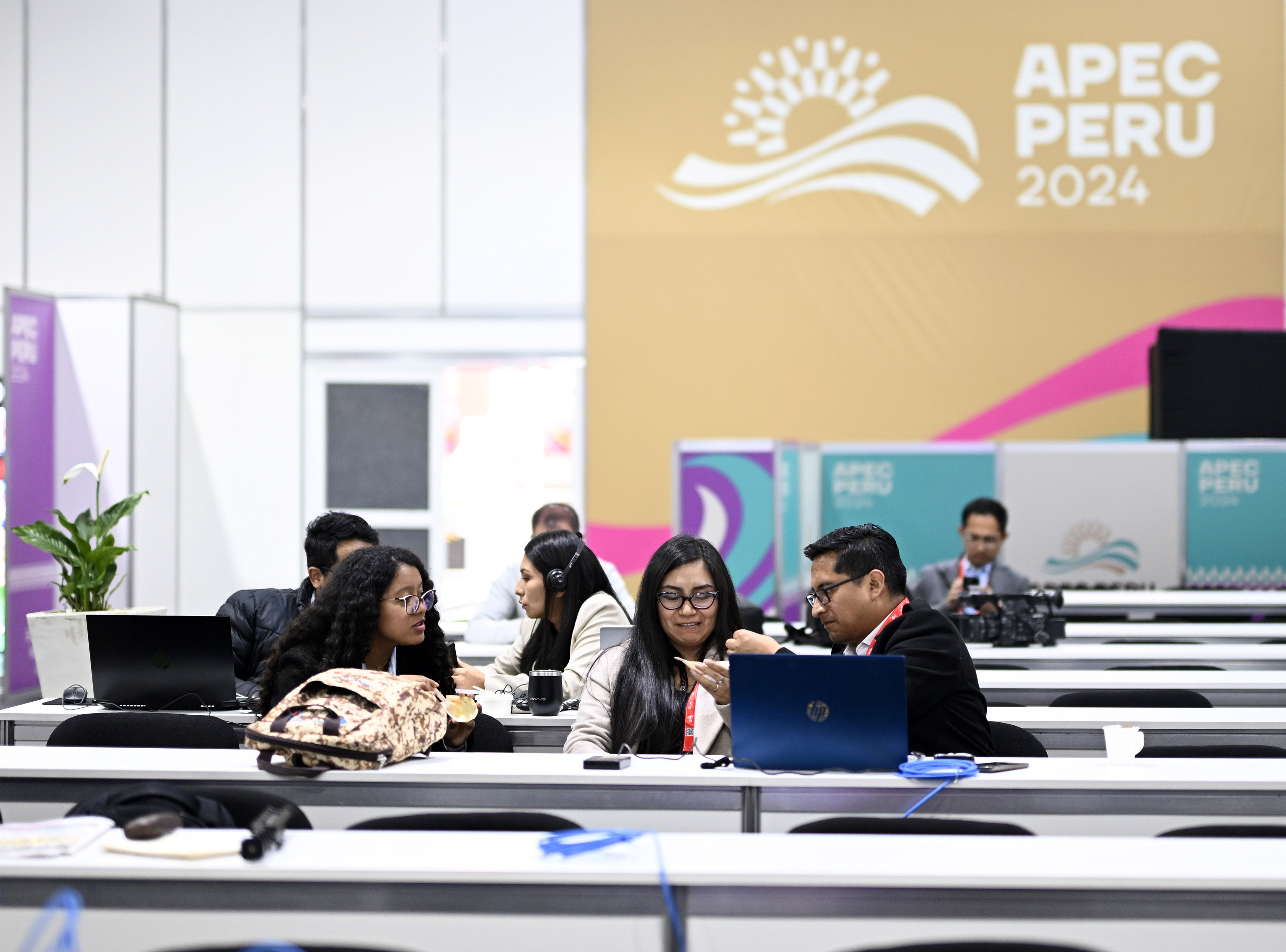 Centro Internacional de Prensa de APEC 2024 en Lima