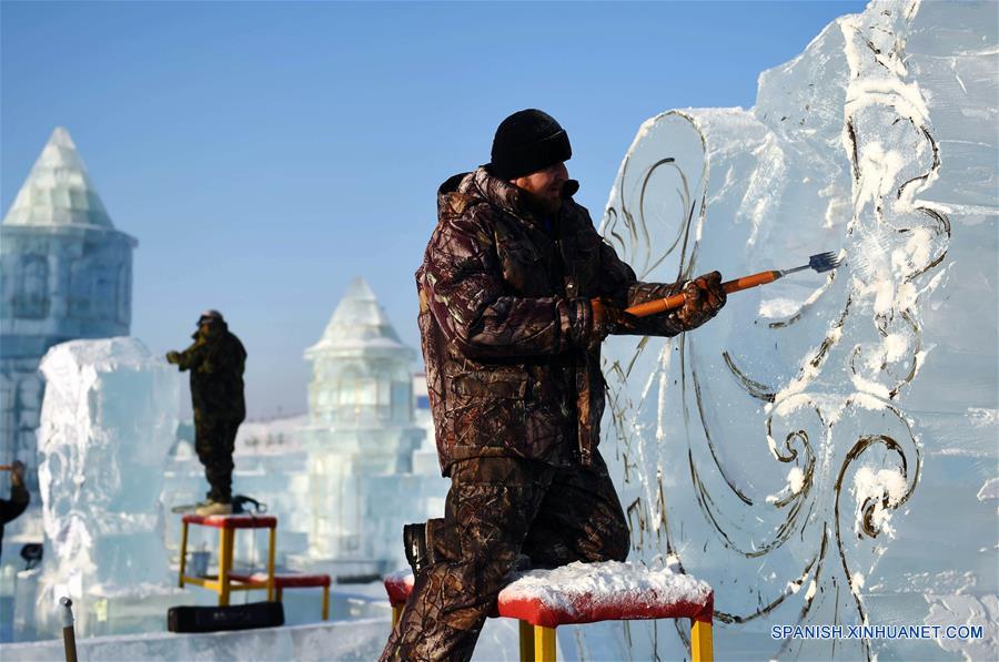 El 32 Concurso Internacional de Escultura de Hielo de Harbin