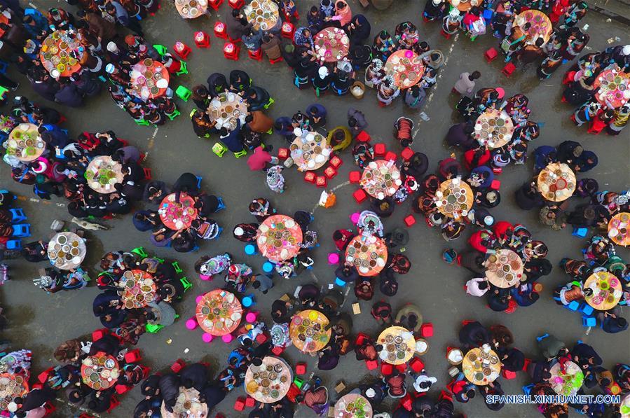 Festival tradicional de Año Nuevo del grupo étnico Miao