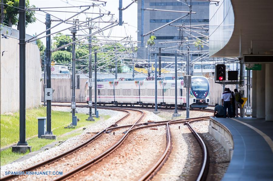 Nuevo tren que será usado para servicio de enlace de Aeropuerto Internacional Kuala Lumpur