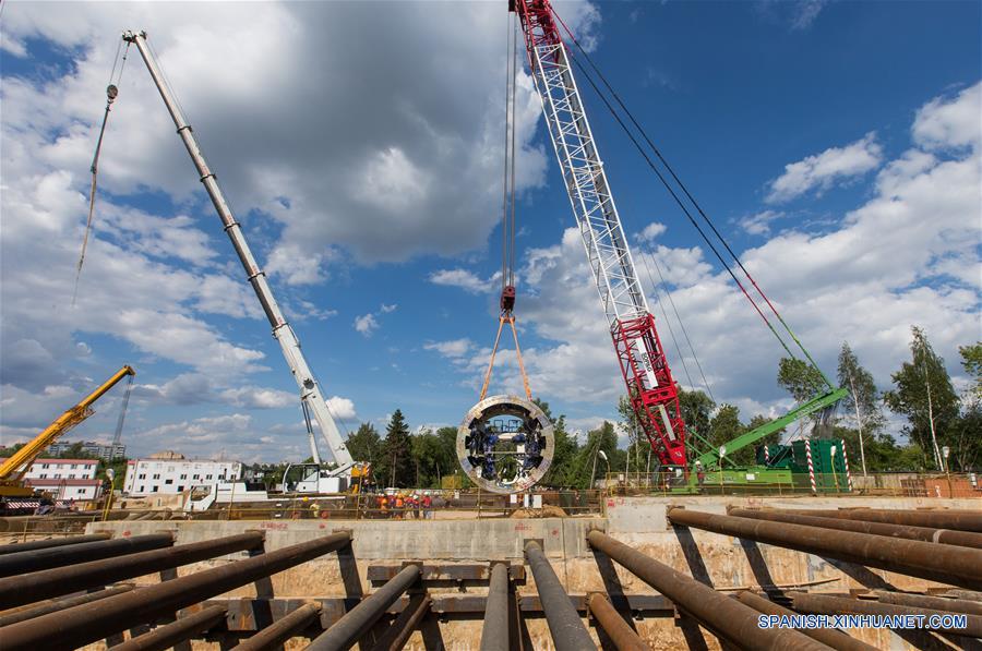 La construcción del metro de Moscú por la CRCC