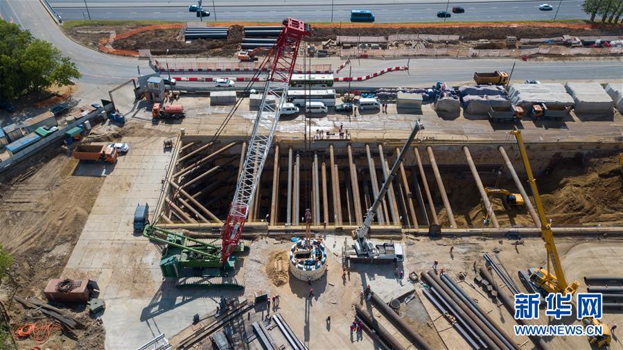 La construcción del metro de Moscú por la CRCC