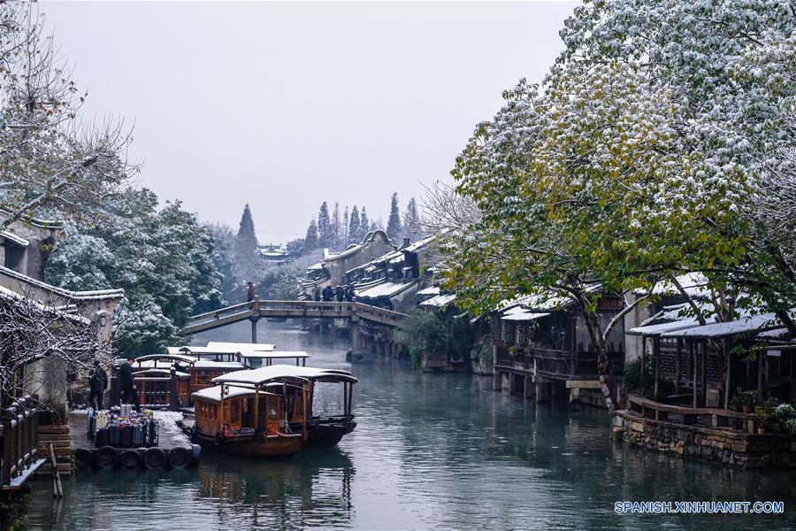 Impresionante paisaje de la nieve en China