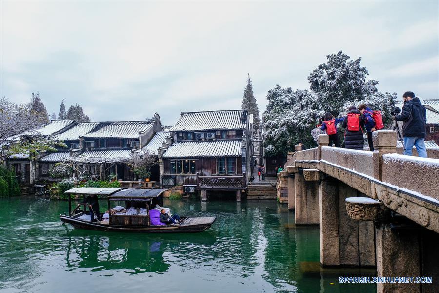 Impresionante paisaje de la nieve en China