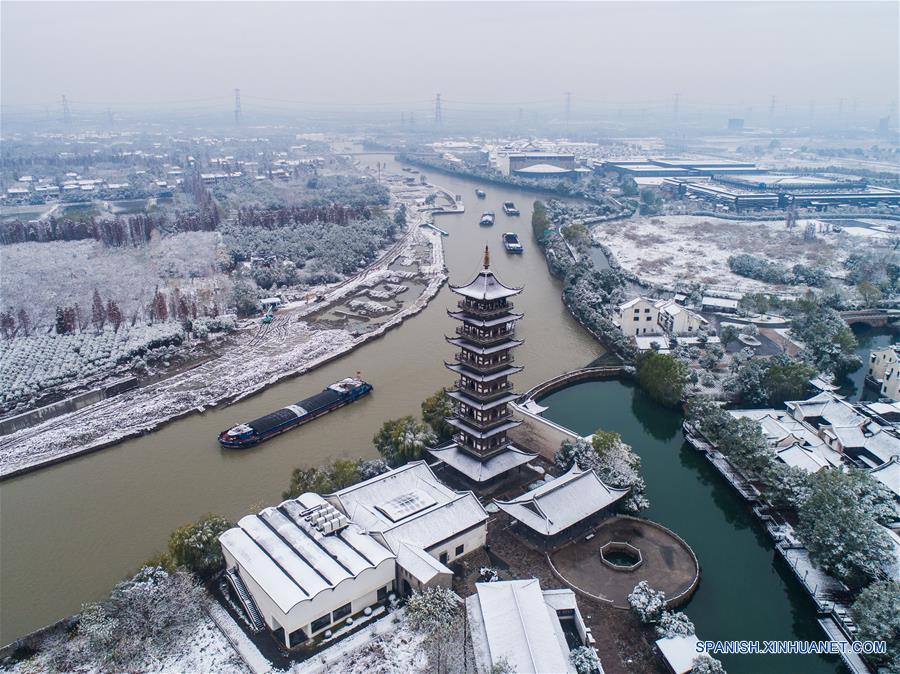 Impresionante paisaje de la nieve en China