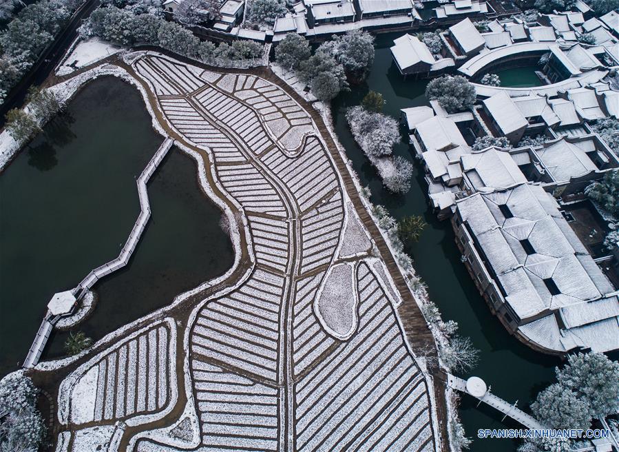 Impresionante paisaje de la nieve en China