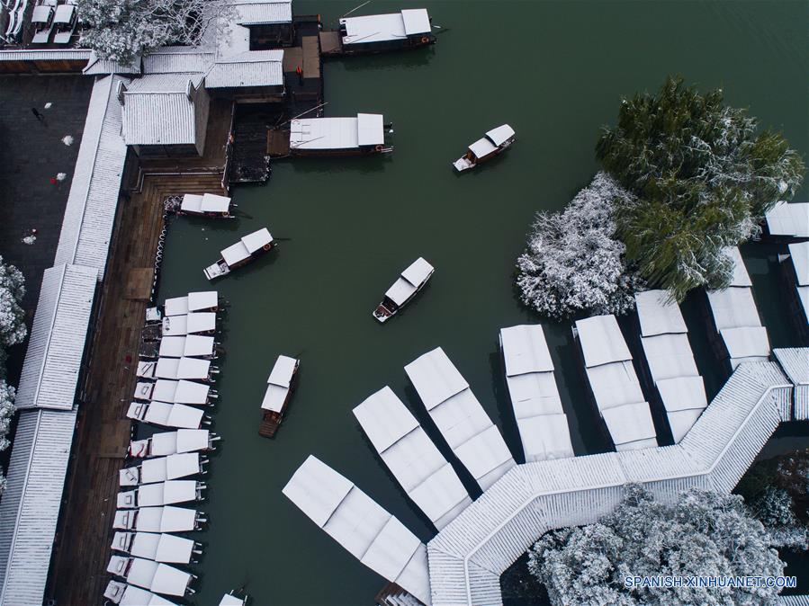 Impresionante paisaje de la nieve en China