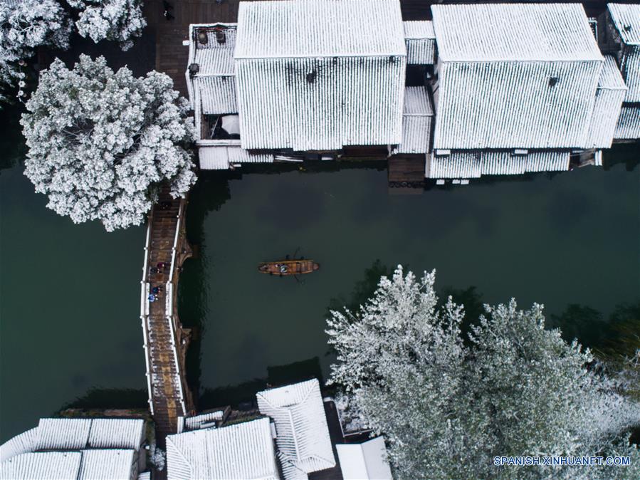 Impresionante paisaje de la nieve en China