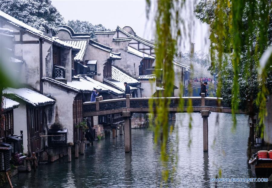 Impresionante paisaje de la nieve en China