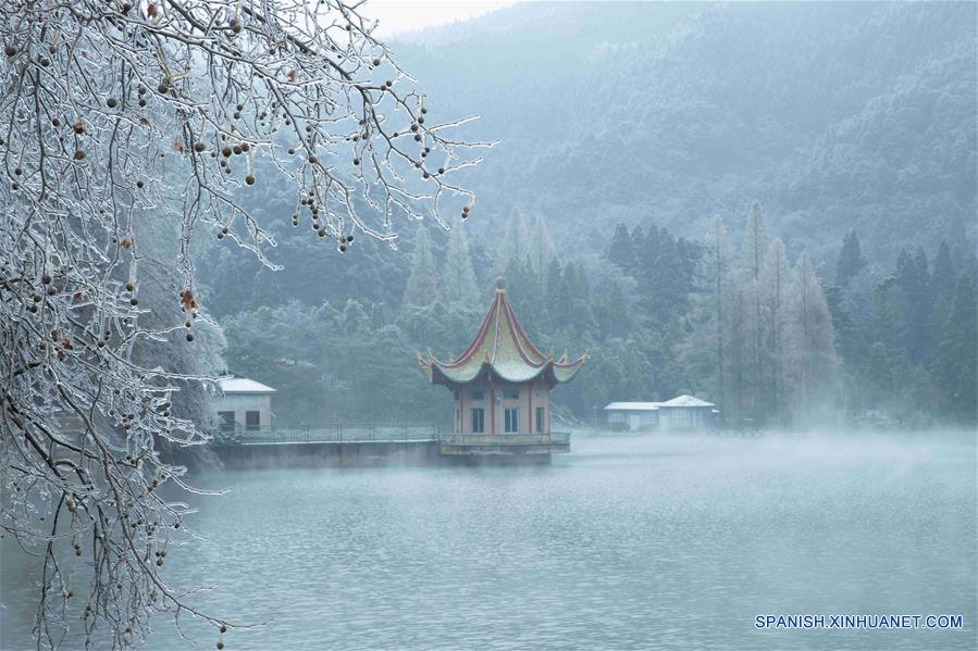 Impresionante paisaje de la nieve en China