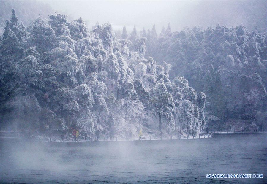 Impresionante paisaje de la nieve en China