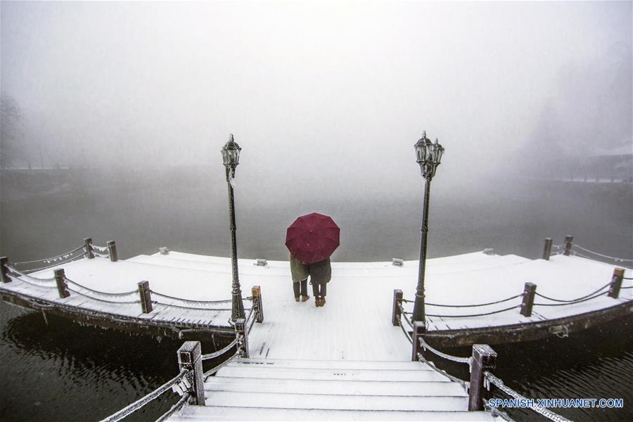 Impresionante paisaje de la nieve en China