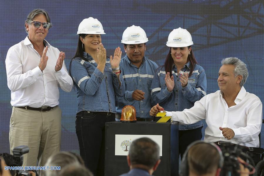 Hidroeléctrica construida por China aporta energía a provincias costeras de Ecuador