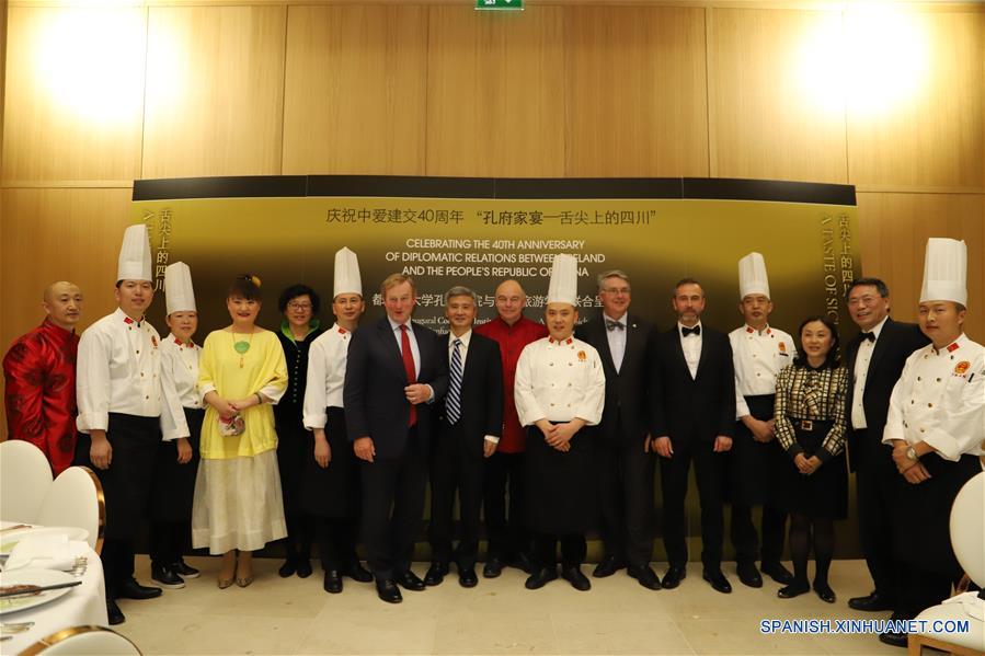 Banquete del Instituto Confucio en Irlanda