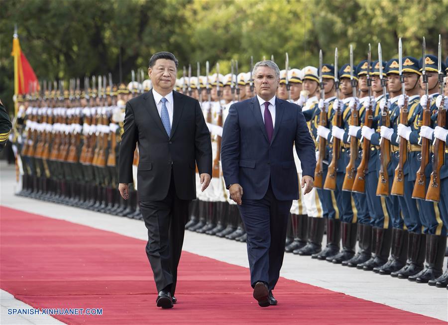 Presidentes de China y Colombia prometen promover lazos