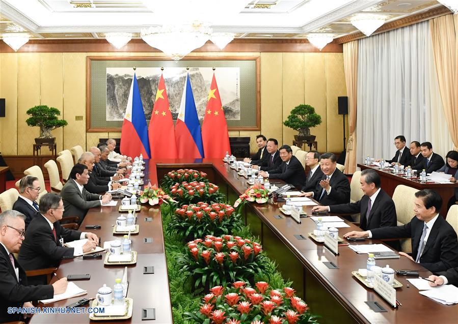 Xi se reúne con Duterte para conversar sobre relaciones bilaterales