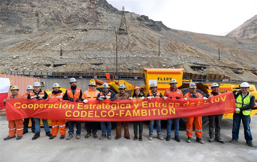 ESPECIAL: Minera chilena Codelco presenta tecnológicas máquinas mineras chinas