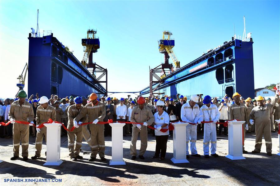 ESPECIAL: Cuba recibe moderno dique flotante fabricado en China