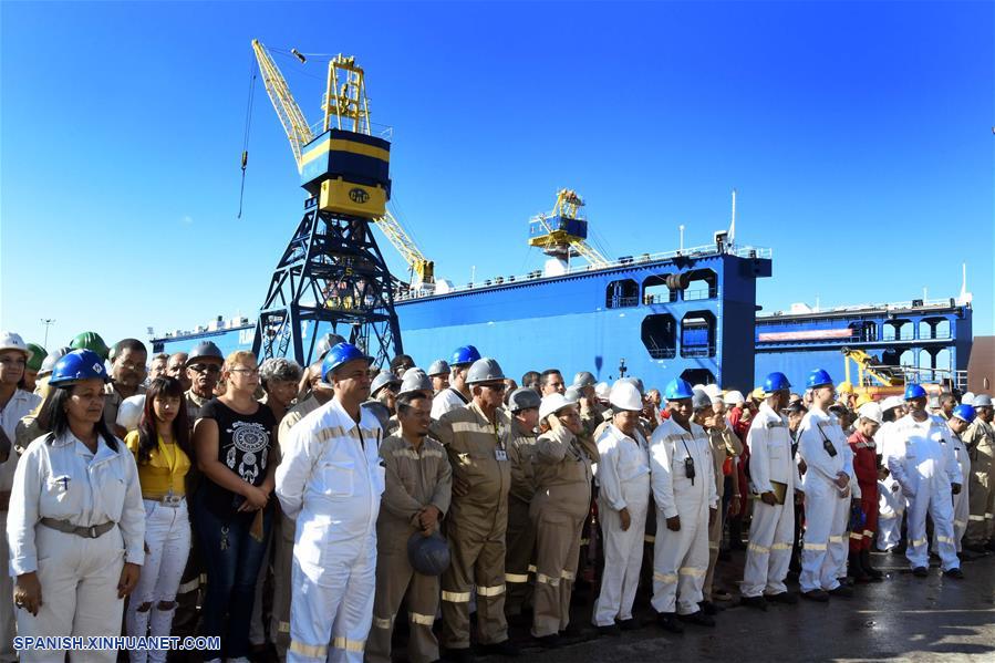 ESPECIAL: Cuba recibe moderno dique flotante fabricado en China