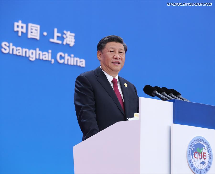 Xi pronuncia discurso de inauguración en 2ª CIIE