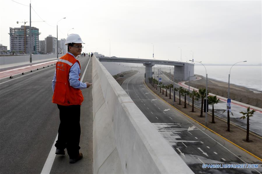 Inauguran en capital peruana obra vial con apoyo de empresa china