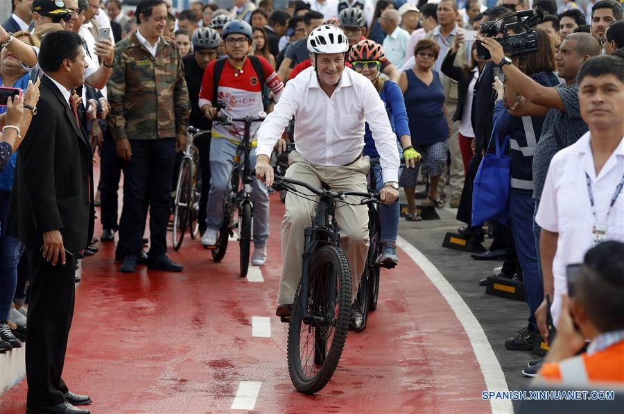 Inauguran en capital peruana obra vial con apoyo de empresa china