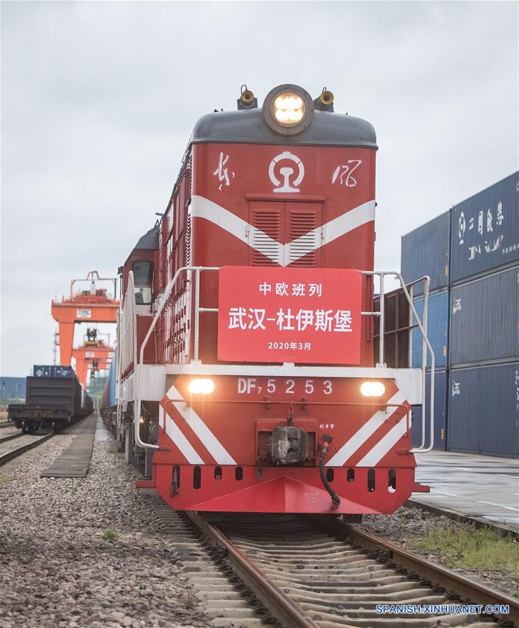 Wuhan reanuda servicios del tren de carga China-Europa