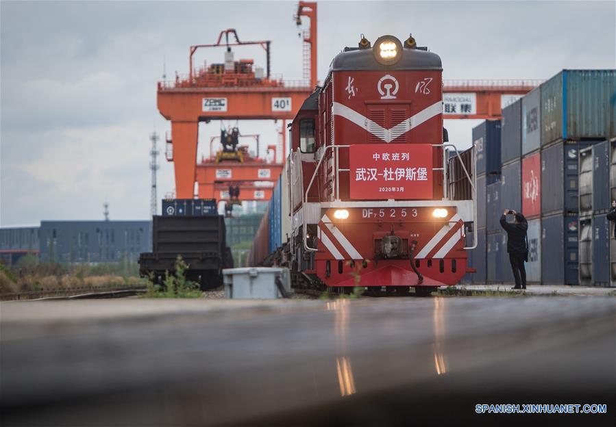 Wuhan reanuda servicios del tren de carga China-Europa