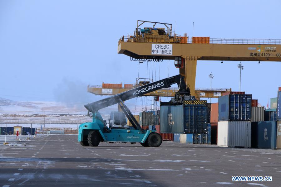 Manzhouli, el puerto terrestre más grande de China