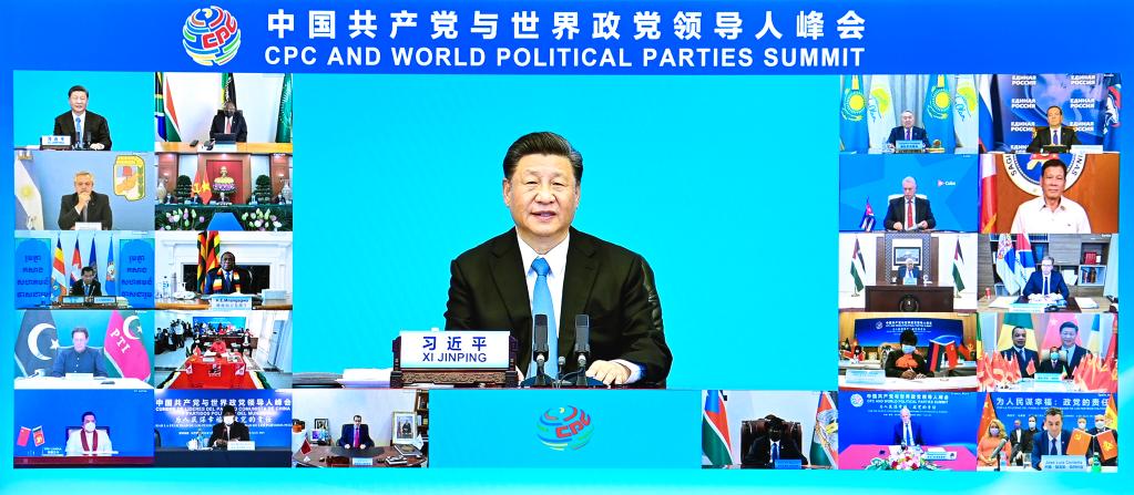 ENFOQUE: Xi pide a partidos políticos del mundo asumir responsabilidad de buscar bienestar del pueblo y progreso de humanidad