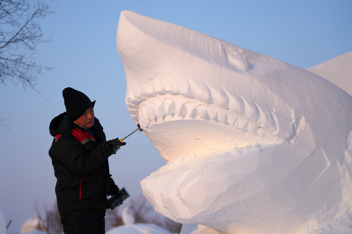 Heilongjiang: La 28 competencia de esculturas de nieve de Harbin