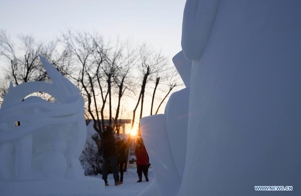 Exposición Internacional de Arte de Esculturas de Nieve Isla del Sol en Harbin