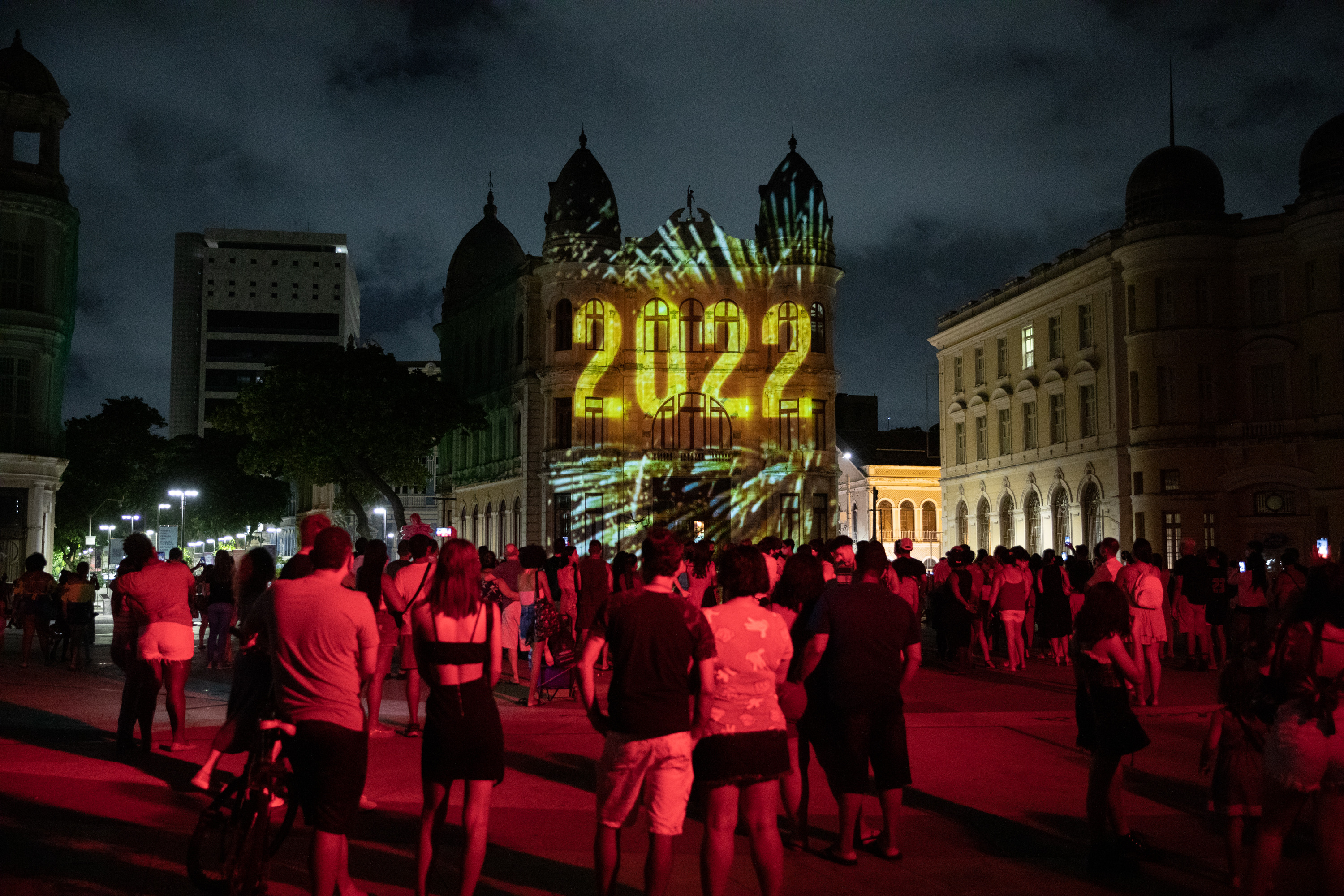 Brasil: Espectáculo de luces para celebrar el Año Nuevo Lunar chino y los Juegos Olímpicos de Invierno de Beijing 2022