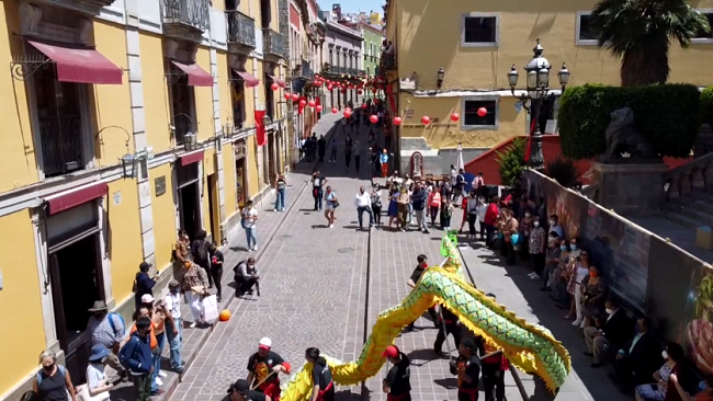 Cultura china contribuye a reactivación turística y cultural de histórico Guanajuato