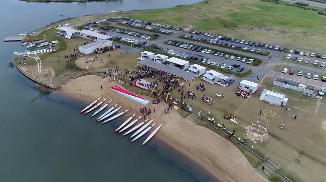 Se realiza con éxito competencia de botes dragón en Argentina