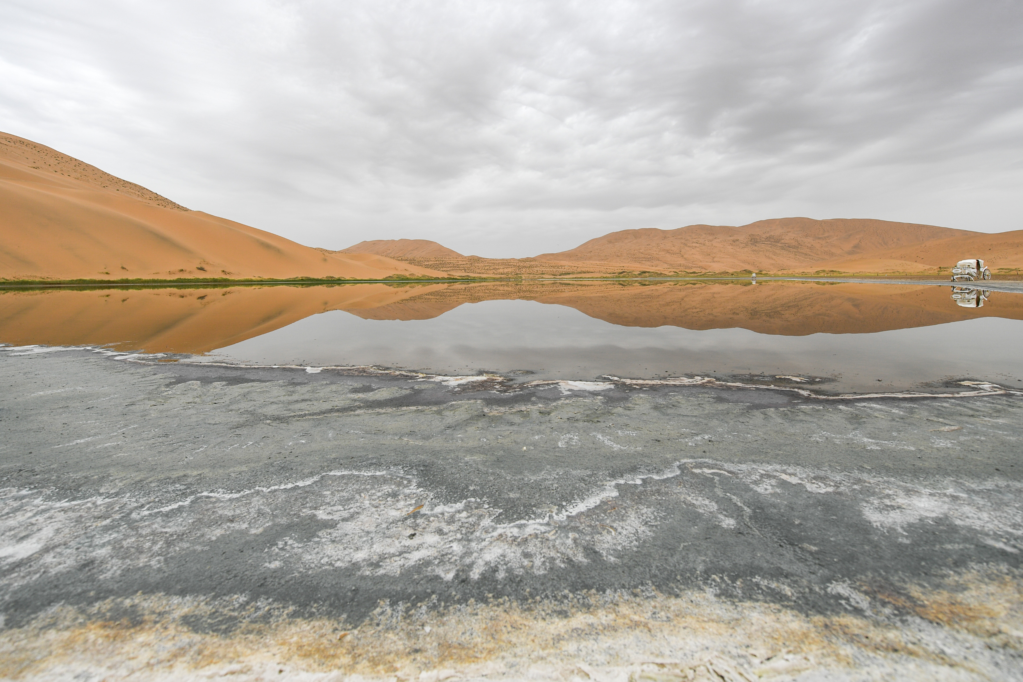 Desierto de Badain Jaran en Mongolia Interior