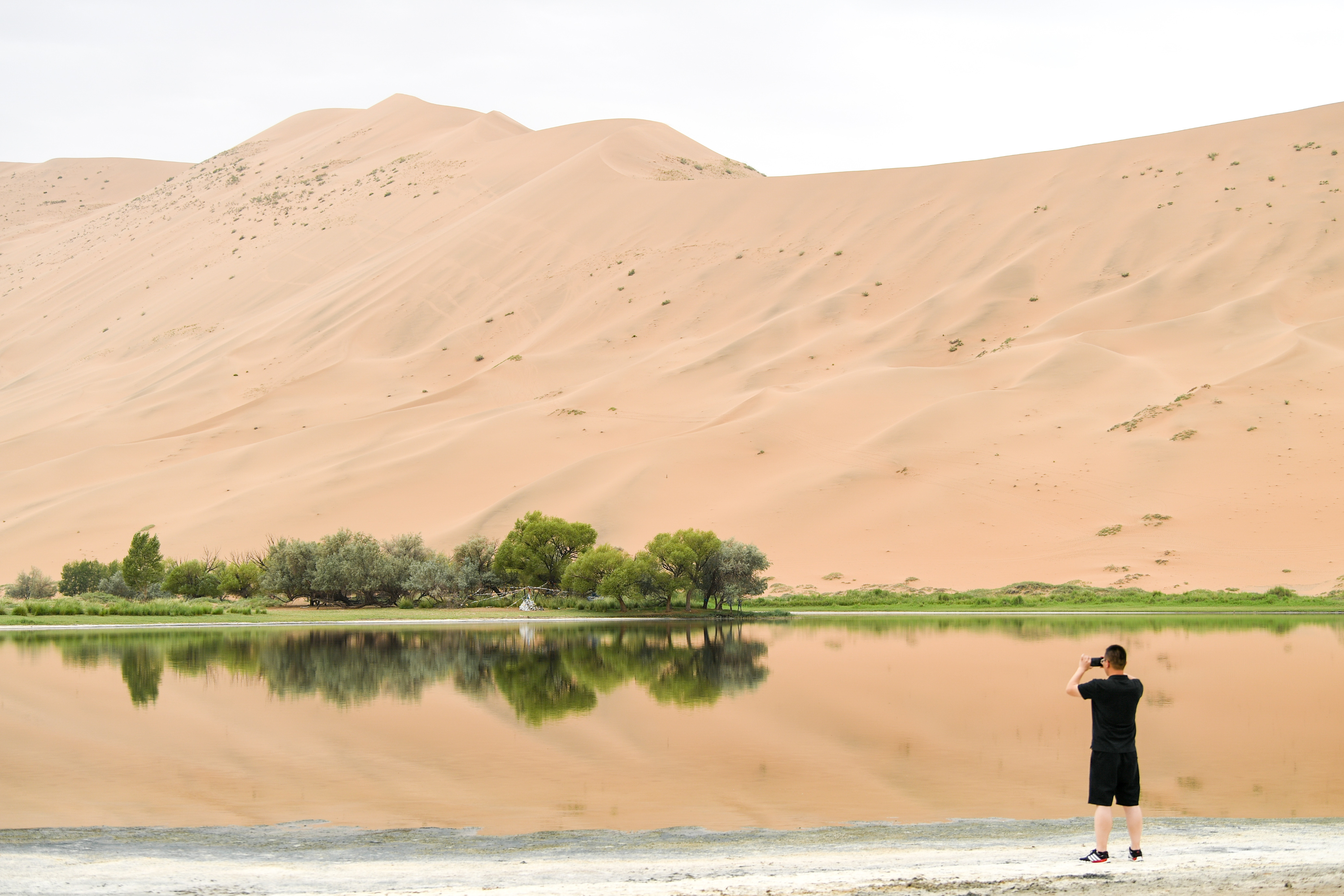 Desierto de Badain Jaran en Mongolia Interior