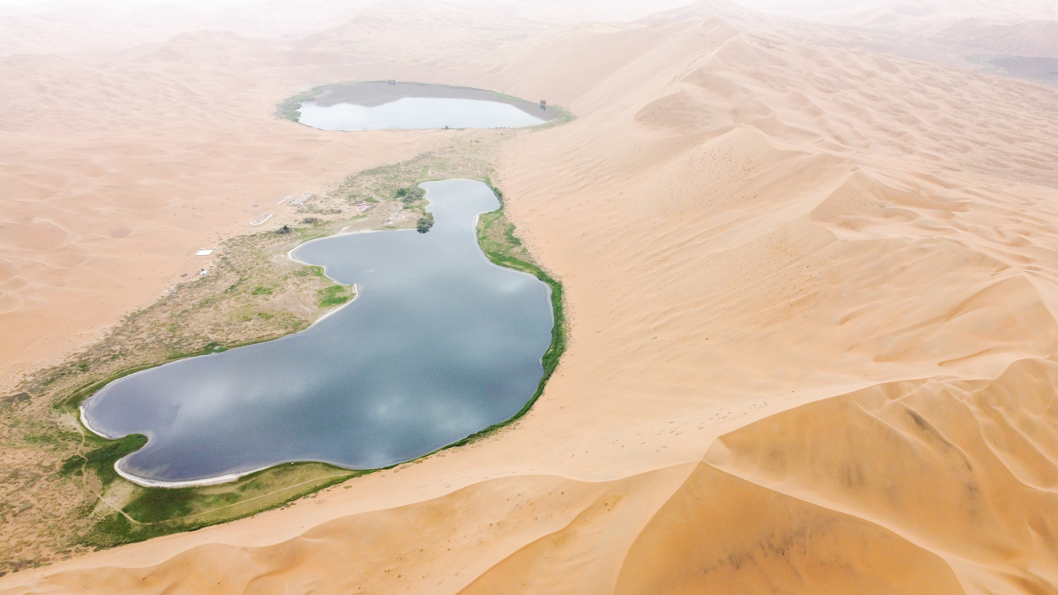 Desierto de Badain Jaran en Mongolia Interior