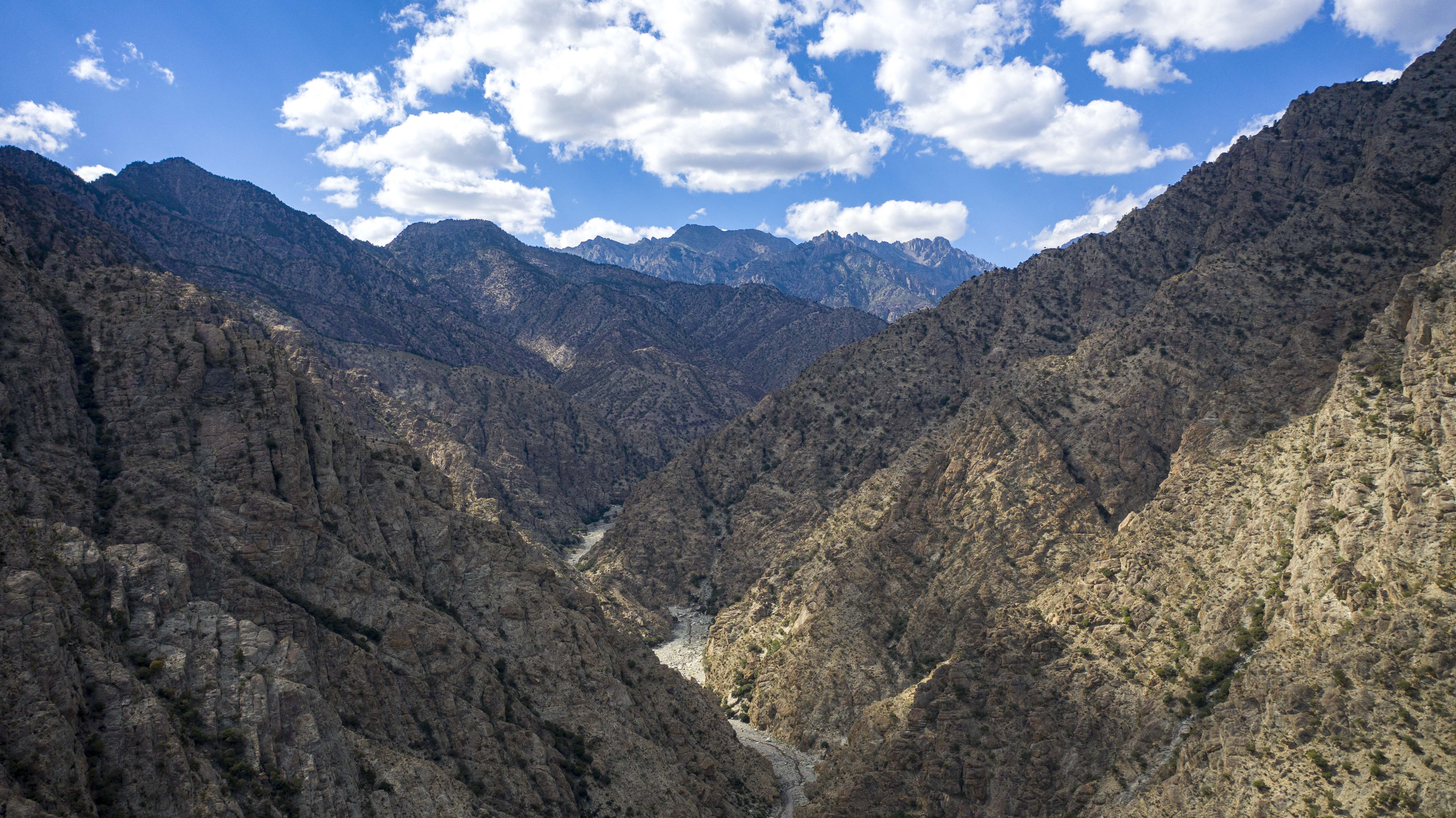 Paisaje de la montaña Helan en Yinchuan, Ningxia