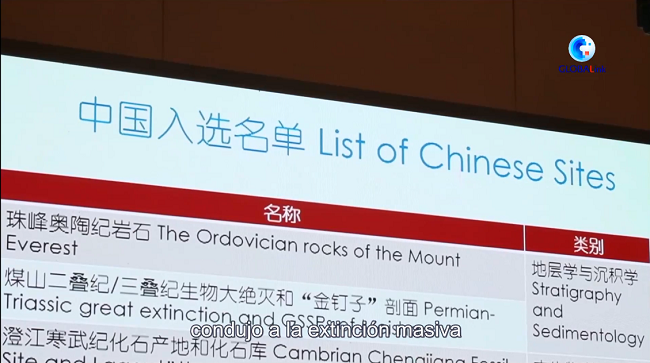 Publicados en España primeros cien sitios del patrimonio geológico mundial de la IUGS, siete en China