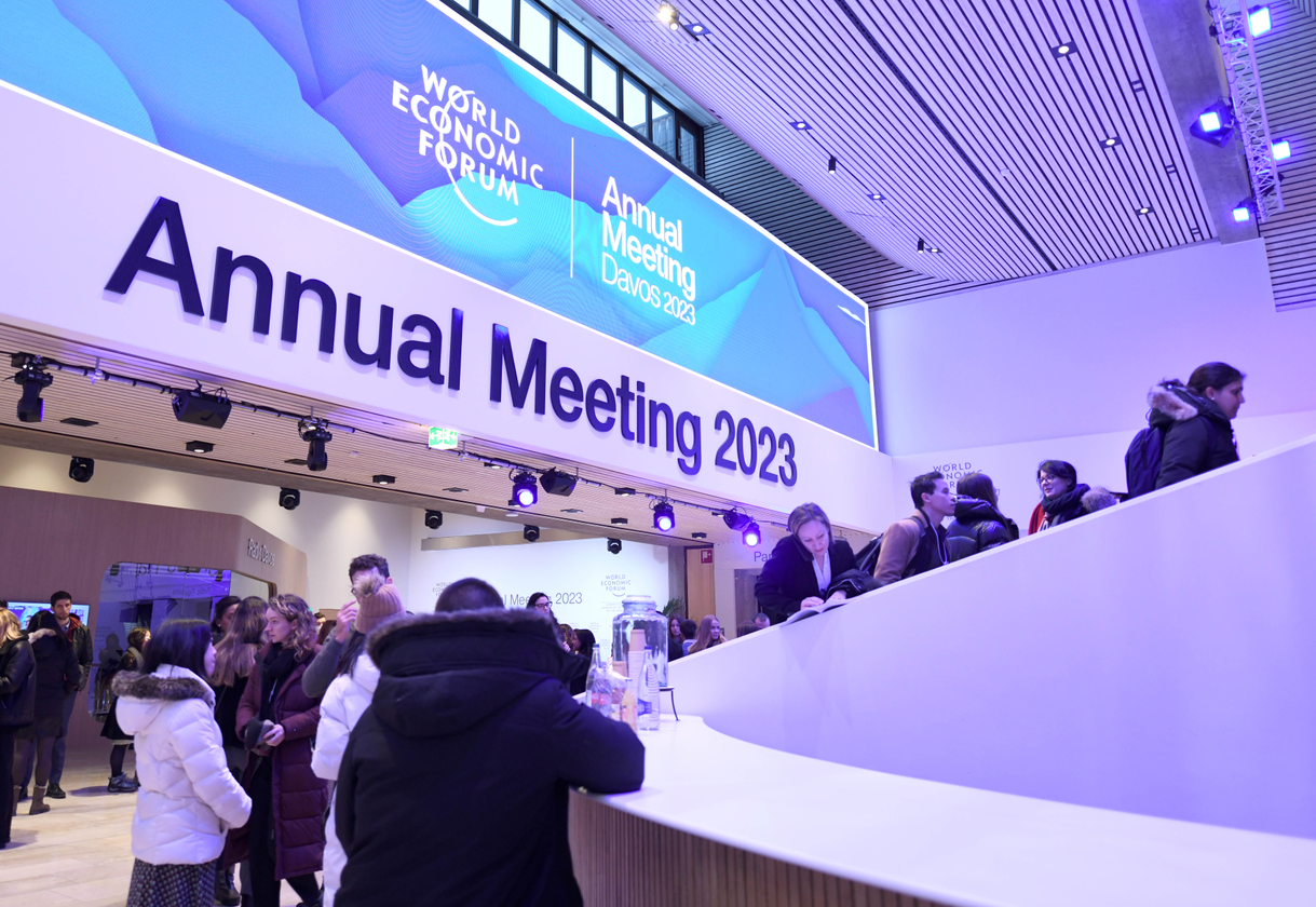 Reunión anual del Foro Económico Mundial inaugurada en Davos, Suiza