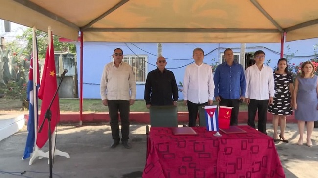 Ministerio de Construcción de Cuba recibe donativo de Gobierno chino