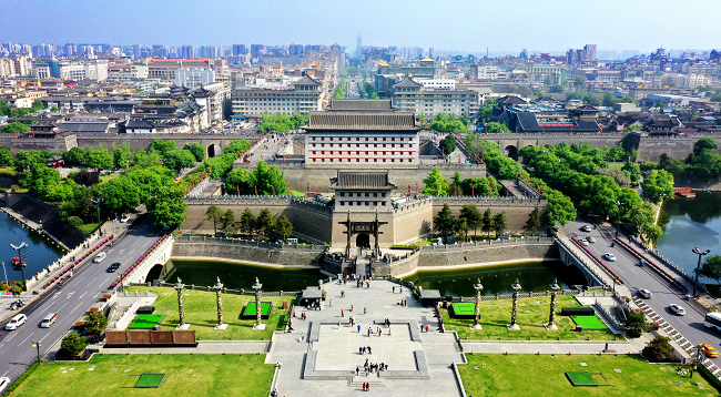 Shaanxi: la muralla de la ciudad antigua de Xi'an